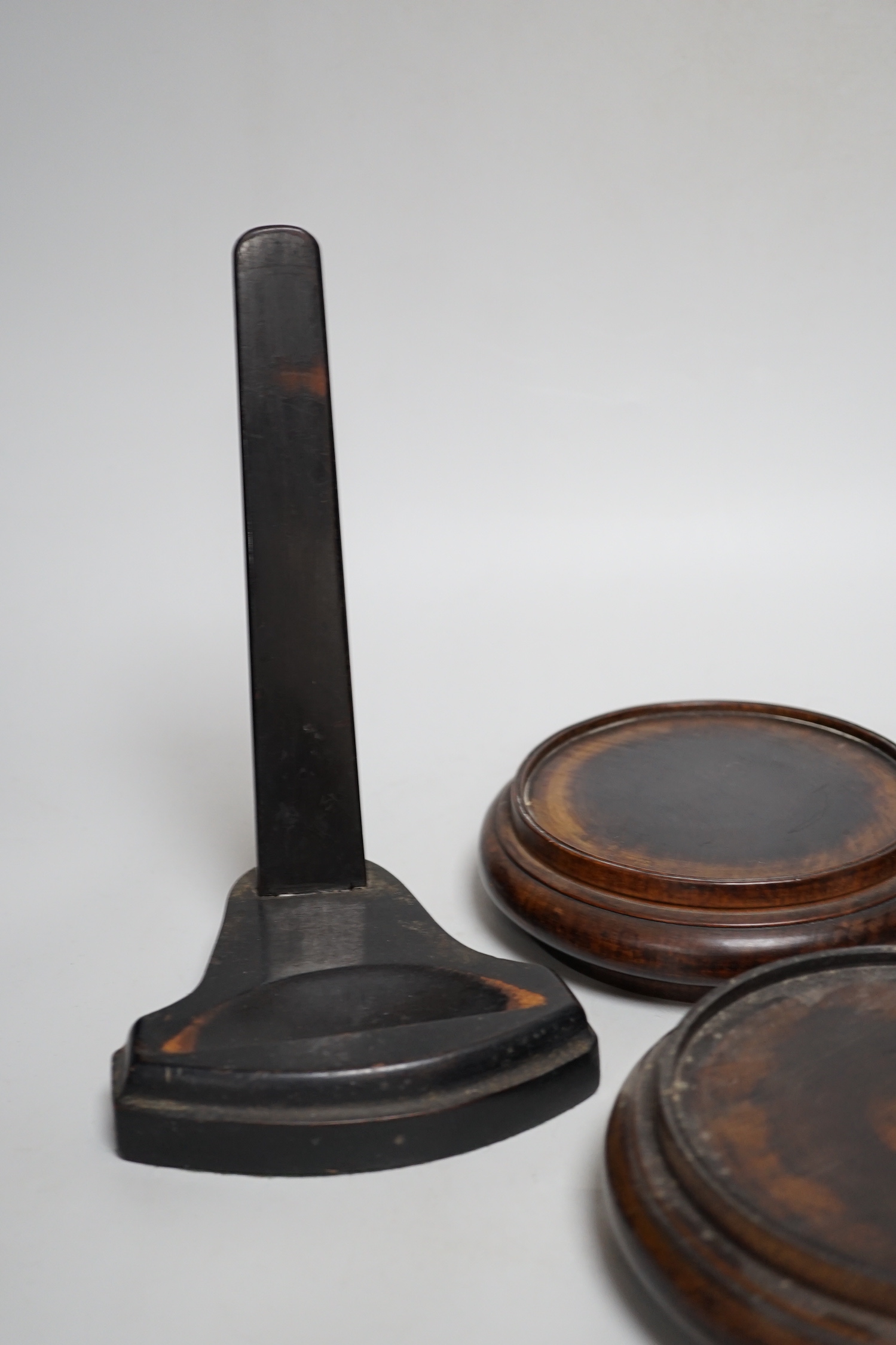 Four Chinese wooden stands